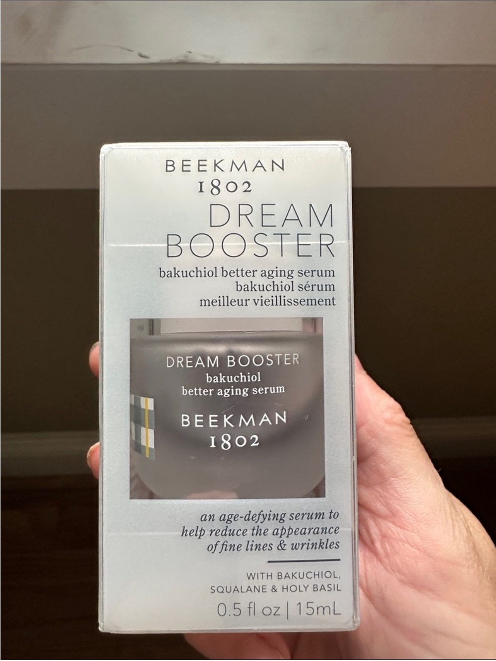 Beekman 1802 Dream Booster Bakuchiol Better Aging Serum-15ml, New in Box